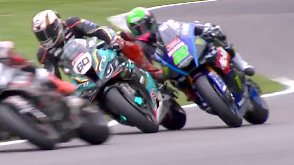 Peter Hickman, Jason O'Halloran - FHO BMW, McAMS Yamaha [credit: Eurosport]